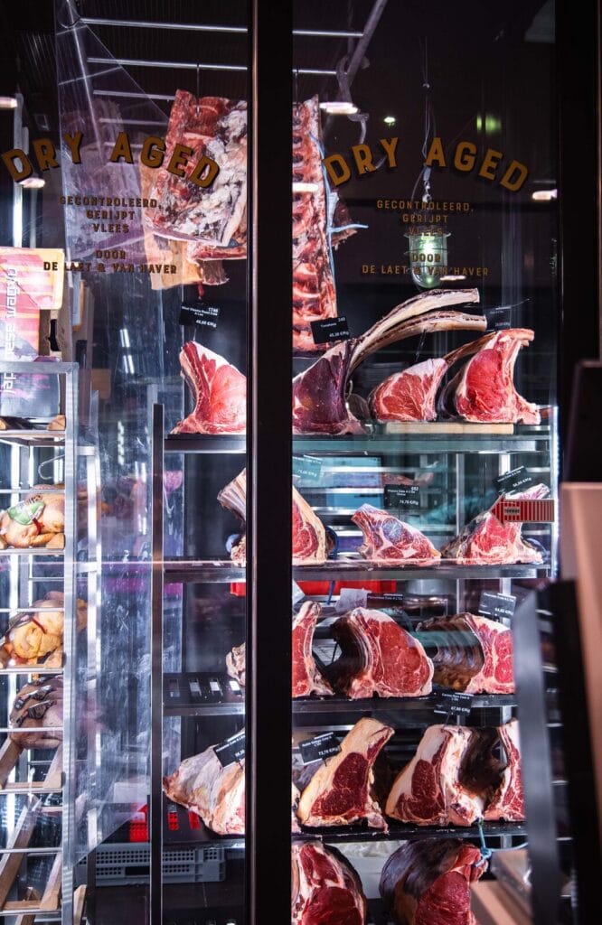 Vitrine van Butcher's Store, slagerij van De Laet & Van Haver